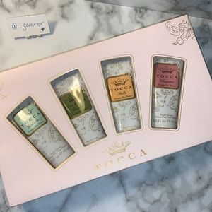 Tocca Crema Quartetto Hand Cream Set Cleopatra Stella Florence Giulietta